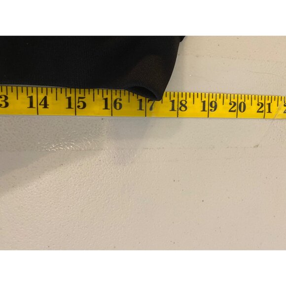 Haband Mens Black Polyester Short-Sleeve Zip-Up Jacket Snap Pockets XL - Picture 9 of 9